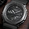 Casio Casio G-Shock GM-2100BB-1ADR (GM-2100BB-1A) мужские часы черный циферблат на запястье